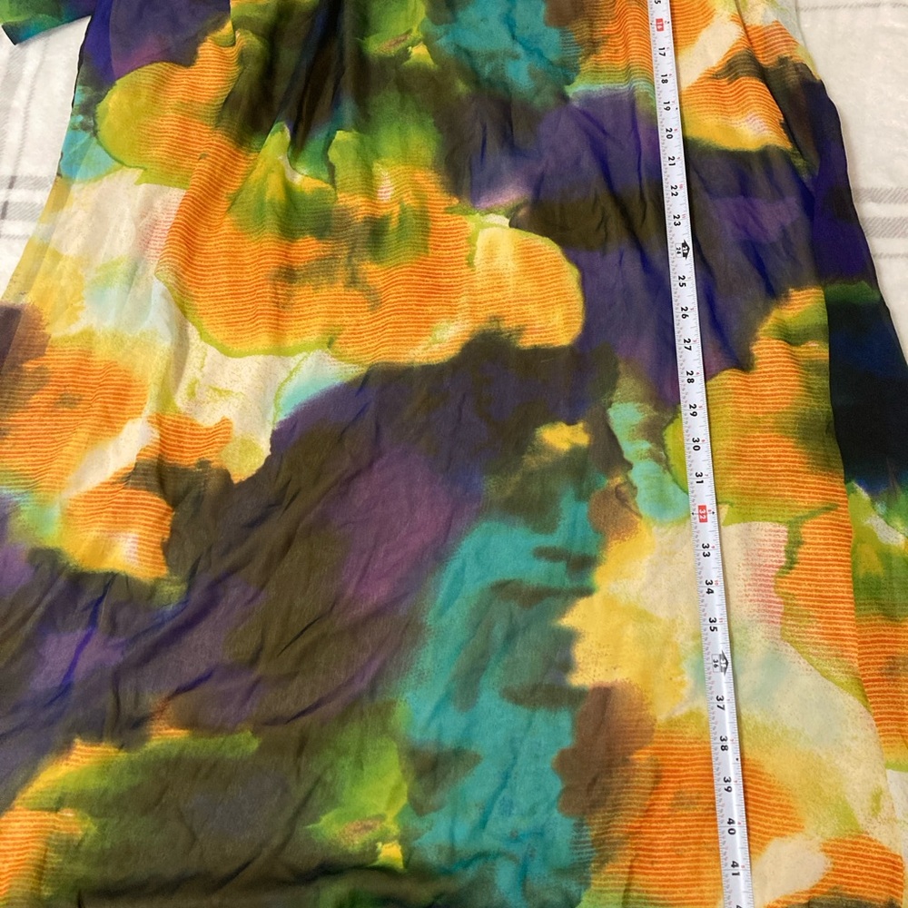 Ashley Stewart Women’s Dress Multicolor Bell Sleeveles Sz20 - Picture 15 of 15